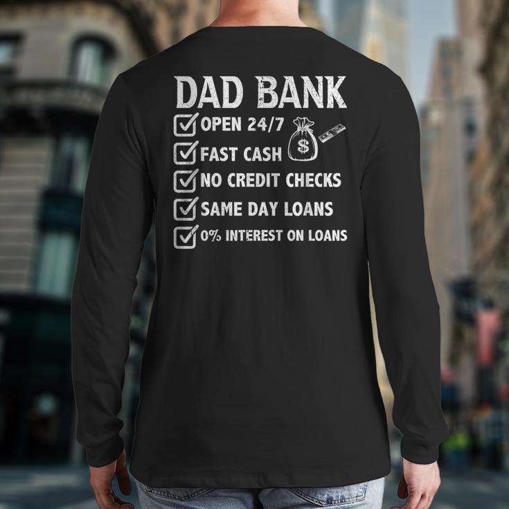 Girl Father's Day Daddy & Dad Of Girls Outnumbered Long Sleeve T-Shirt Back Print Girl Father's Day Daddy & Dad Of Girls Outnumbered Long Sleeve T-Shirt Back Print