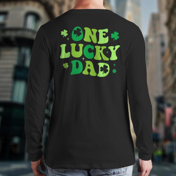 Groovy St Patrick's Day Apparel One Lucky Dad Shirt Small Modern Groovy St Patrick's Day Shirt Long Sleeve T-Shirt Back Print Groovy St Patrick's Day Apparel One Lucky Dad Shirt Small Modern Groovy St Patrick's Day Shirt Long Sleeve T-Shirt Back Print