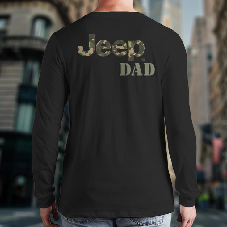 Jeep Dad Officially Licensed Long Sleeve T-Shirt Back Print Jeep Dad Officially Licensed Long Sleeve T-Shirt Back Print