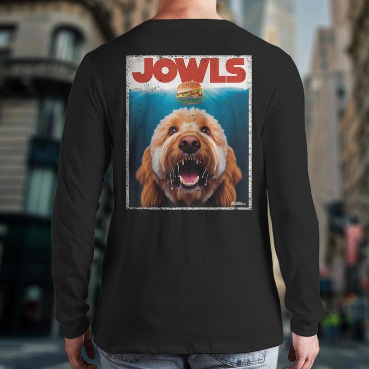Labradoodle Jowls Tee Fawn Lab Doodle Mom Top Dad Long Sleeve T-Shirt Back Print Labradoodle Jowls Tee Fawn Lab Doodle Mom Top Dad Long Sleeve T-Shirt Back Print