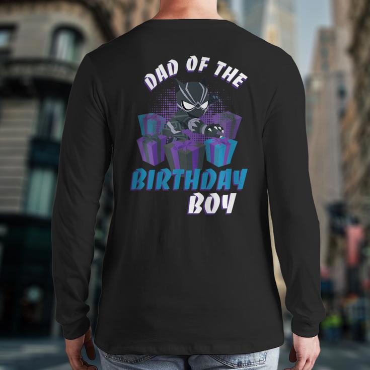 Marvel Panther Family Party Dad Of The Birthday Boy Long Sleeve T-Shirt Back Print Marvel Panther Family Party Dad Of The Birthday Boy Long Sleeve T-Shirt Back Print