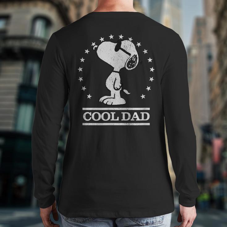 Peanuts Snoopy Cool Dad Long Sleeve T-Shirt Back Print