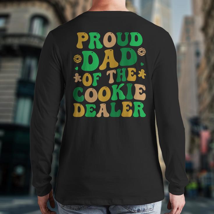 Proud Dad Of a Cookie Dealer Scout Troop Cookie Dealer Girls Long Sleeve T-Shirt Back Print