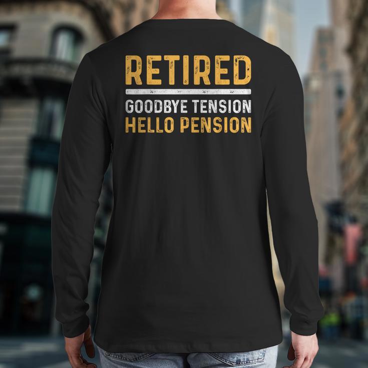 Retirement Best Retired 2026 Tee For Men Women Dad Mom Long Sleeve T-Shirt Back Print