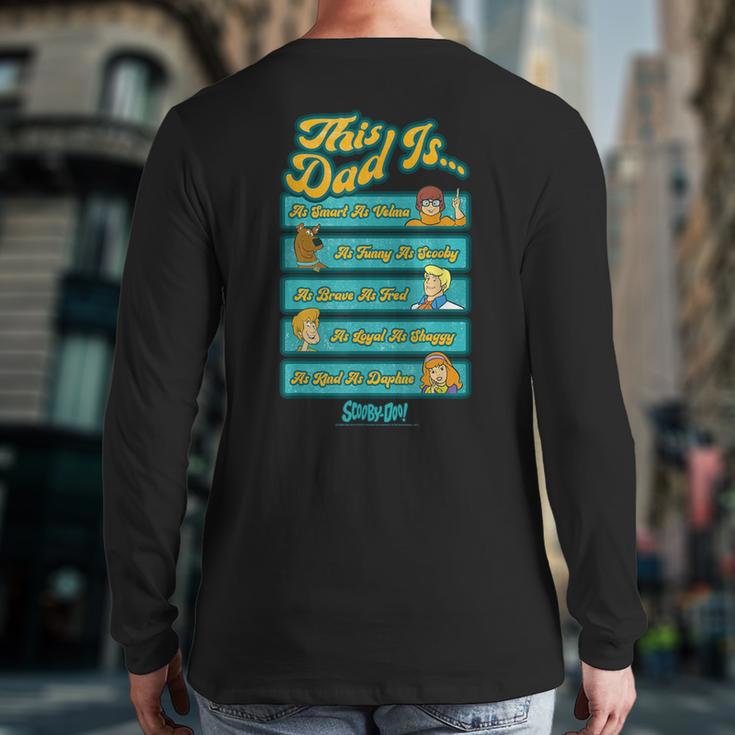 Scooby-Doo Father's Day Vintage Group Shot This Dad Is Long Sleeve T-Shirt Back Print