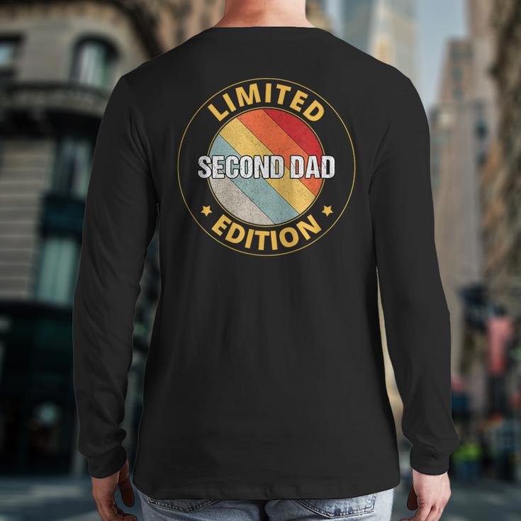 Second Dad Long Sleeve T-Shirt Back Print