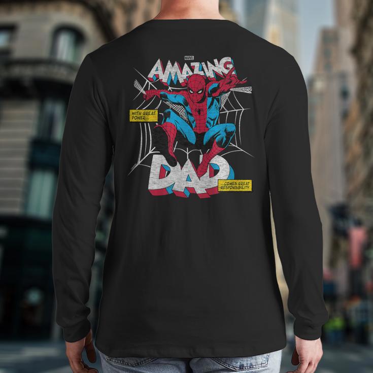Spider-Man Amazing Dad Long Sleeve T-Shirt Back Print