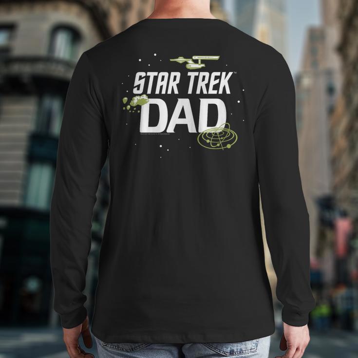 Star Trek Father's Day Star Trek Dad Icons Long Sleeve T-Shirt Back Print