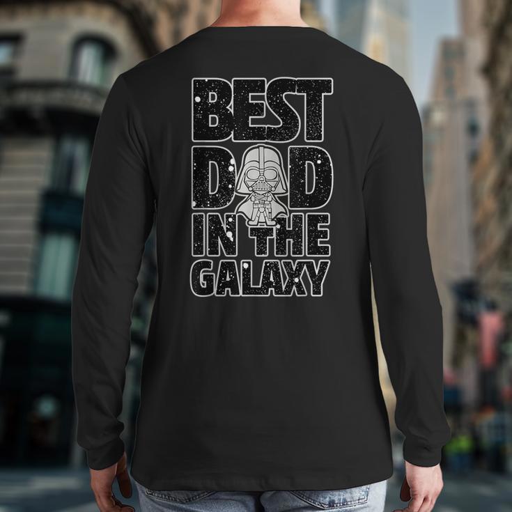 Star Wars Best Dad In The Galaxy Darth Vader Long Sleeve T-Shirt Back Print