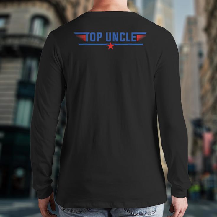 Top Uncle Favorite Best Brother Dad Relatives Niece Nephew Long Sleeve T-Shirt Back Print Top Uncle Favorite Best Brother Dad Relatives Niece Nephew Long Sleeve T-Shirt Back Print