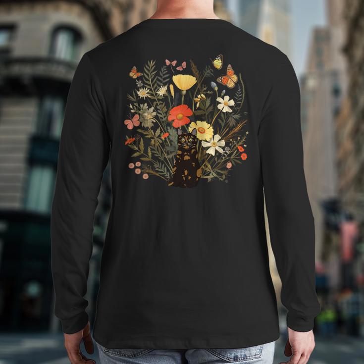 Tortie Cat Owner Flowers Tortie Cat Mom Tortie Cat Dad For Men Women Kids Long Sleeve T-Shirt Back Print Tortie Cat Owner Flowers Tortie Cat Mom Tortie Cat Dad For Men Women Kids Long Sleeve T-Shirt Back Print
