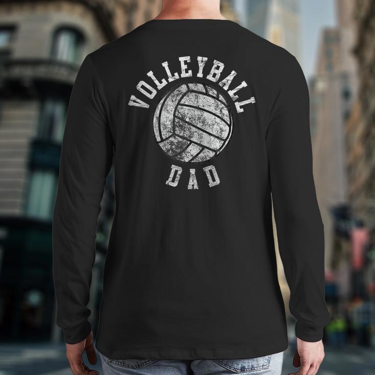 Vintage Volleyball Dad Long Sleeve T-Shirt Back Print Vintage Volleyball Dad Long Sleeve T-Shirt Back Print