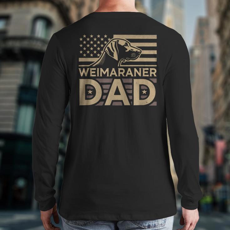 Weimaraners Lover & Weimaraner Shirts Weimaraner Dad -Adults -Kids - Small Short Sleeve V-Neck Polyester Casual Humorous Lover All Seasons Long Sleeve T-Shirt Back Print