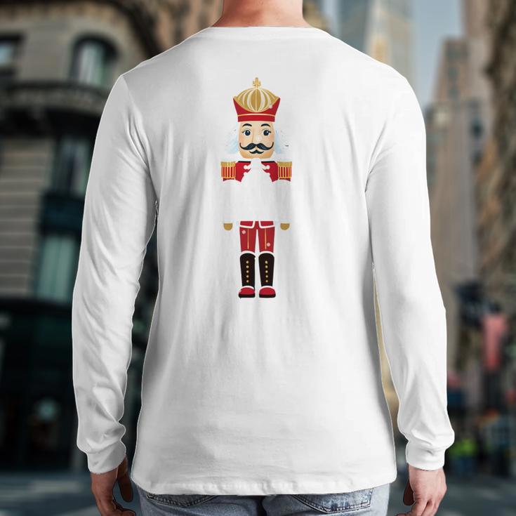 Cool Dad Nutcracker Christmas Family Matching Pajama Long Sleeve T-Shirt Back Print