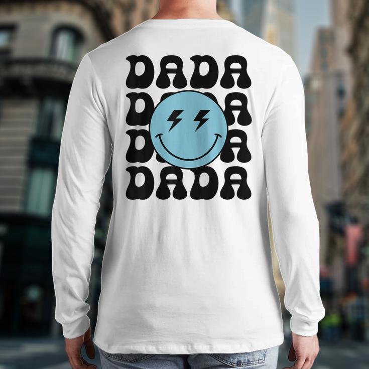 Dada One Happy Dude 1st Birthday Family Matching Long Sleeve T-Shirt Back Print Dada One Happy Dude 1st Birthday Family Matching Long Sleeve T-Shirt Back Print