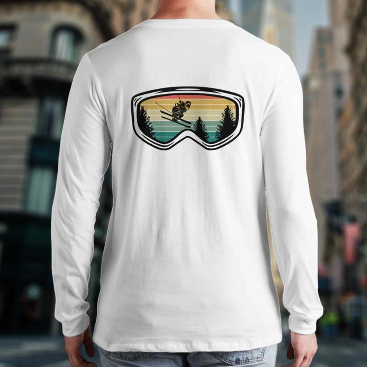 My Favorite Ski Buddies Call Me Dad For Ski Dad Long Sleeve T-Shirt Back Print