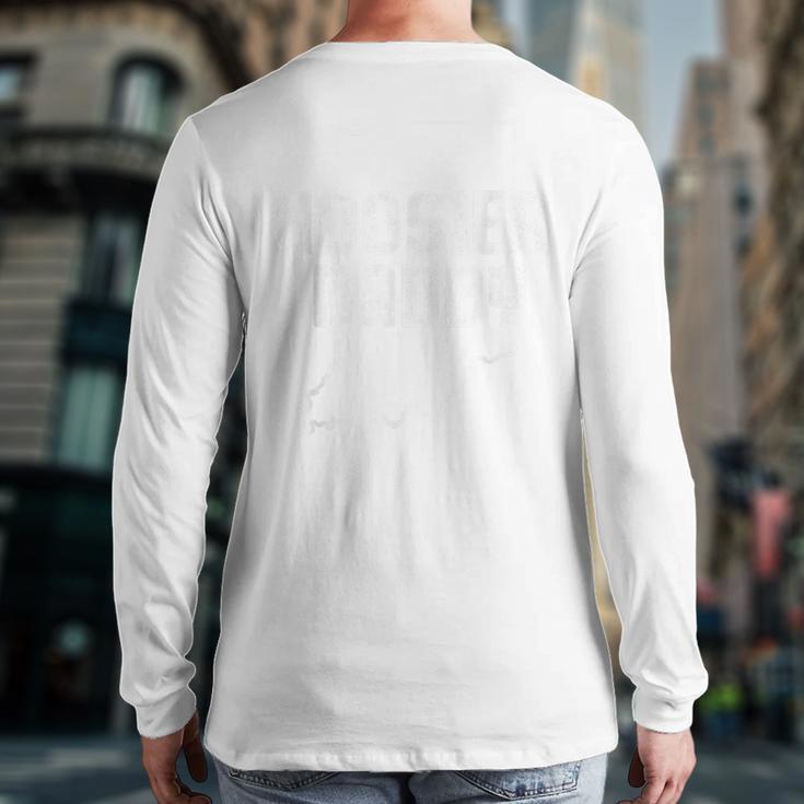 Indiana Hoosier Dad Long Sleeve T-Shirt Back Print Indiana Hoosier Dad Long Sleeve T-Shirt Back Print
