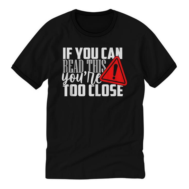 Antisocial Keep Away Sarcastic Bad Attitude Introvert Unisex Cotton Ringer T-Shirt