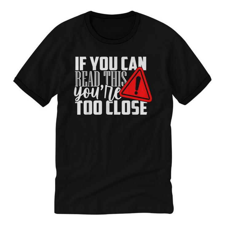 Antisocial Keep Away Sarcastic Bad Attitude Introvert Unisex Cotton Ringer T-Shirt