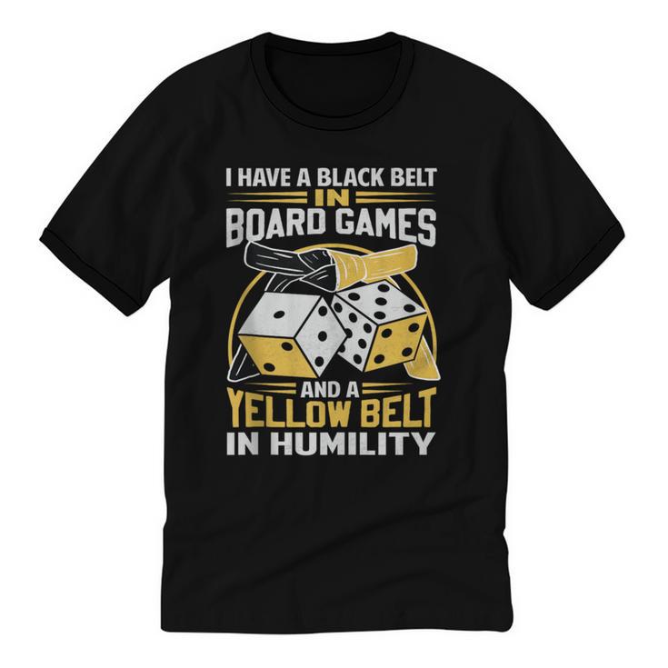 Board Game Saying Shy Introvert Geeks Unisex Cotton Ringer T-Shirt
