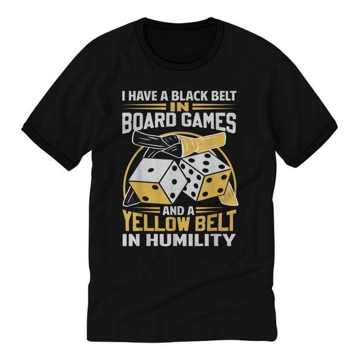 Board Game Saying Shy Introvert Geeks Unisex Cotton Ringer T-Shirt