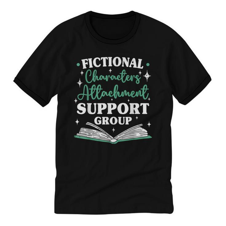 Bookworm Fictional Character Introvert Unisex Cotton Ringer T-Shirt