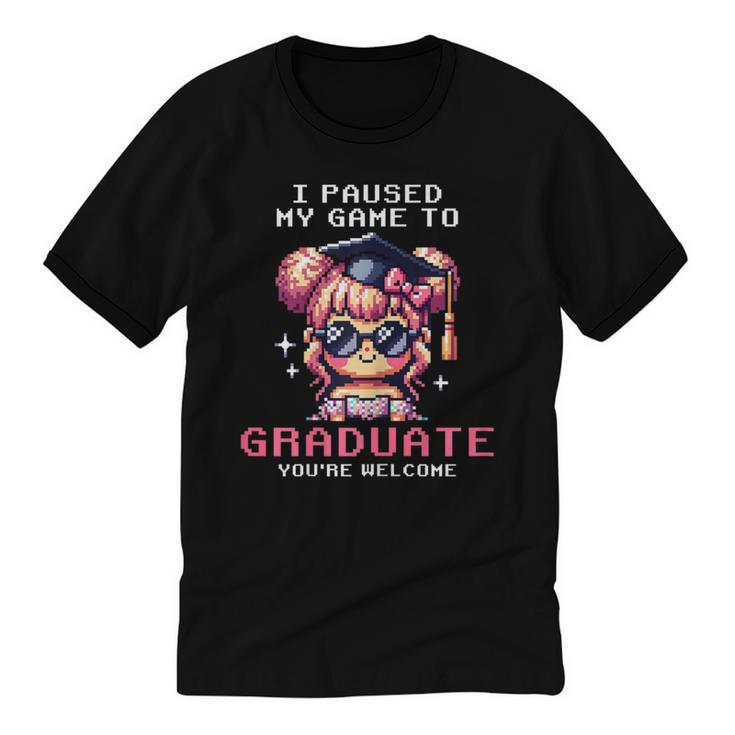 Classic I'm From The 1900s Retro Games Graduating Girl Unisex Cotton Ringer T-Shirt