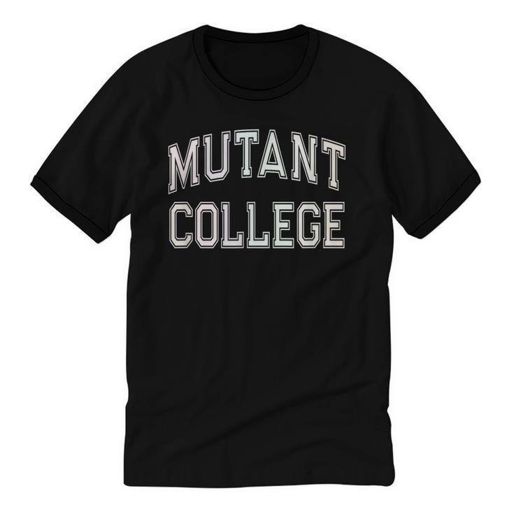 Crazy Stay Away From Me MUTANT COLLEGE Introvert AntiSocial Unisex Cotton Ringer T-Shirt
