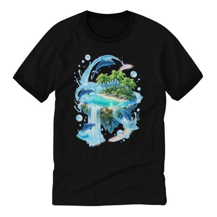 Frutiger Aero Unisex Cotton Ringer T-Shirt