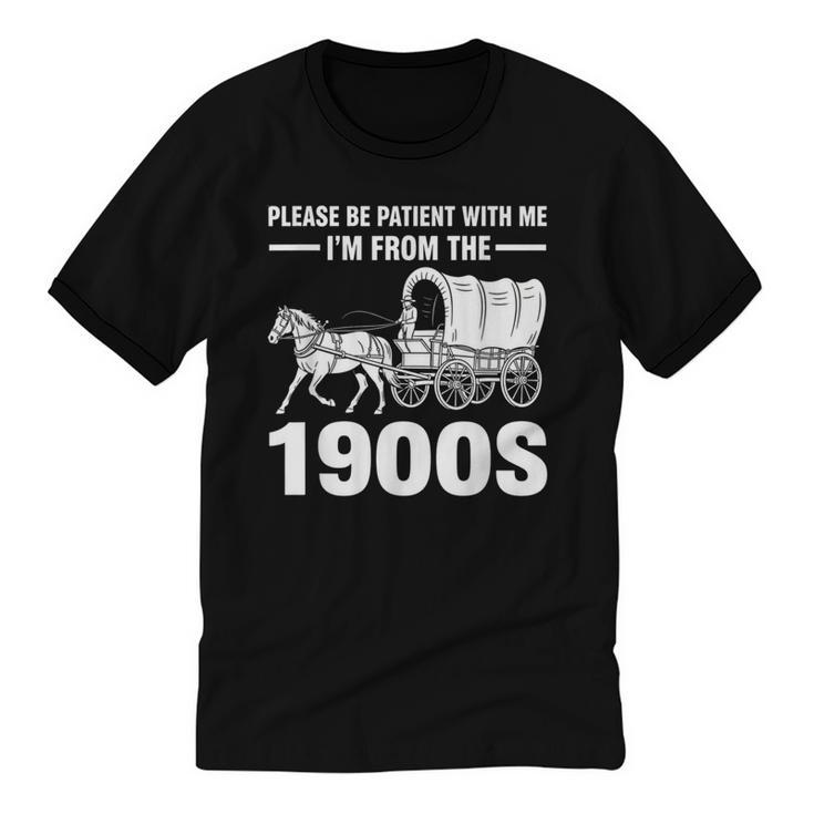 I'm From The 1900s Tee Over The Hill Unisex Cotton Ringer T-Shirt