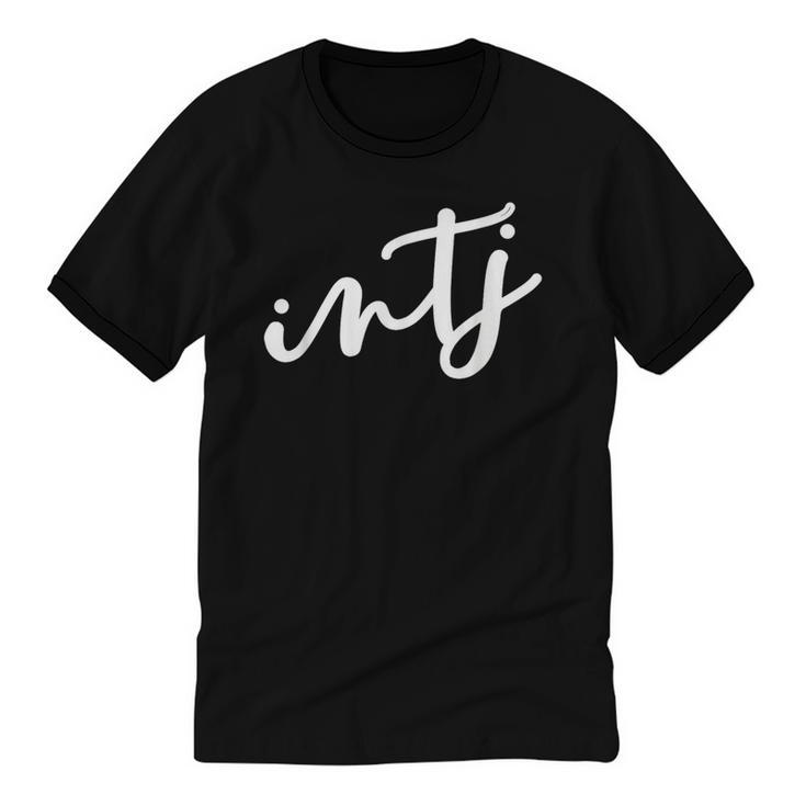 INTJ Introvert Myers Briggs Personality Type Unisex Cotton Ringer T-Shirt