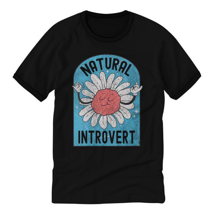 Introvert Cute Anti-Social Shy Person Inner Strength Unisex Cotton Ringer T-Shirt