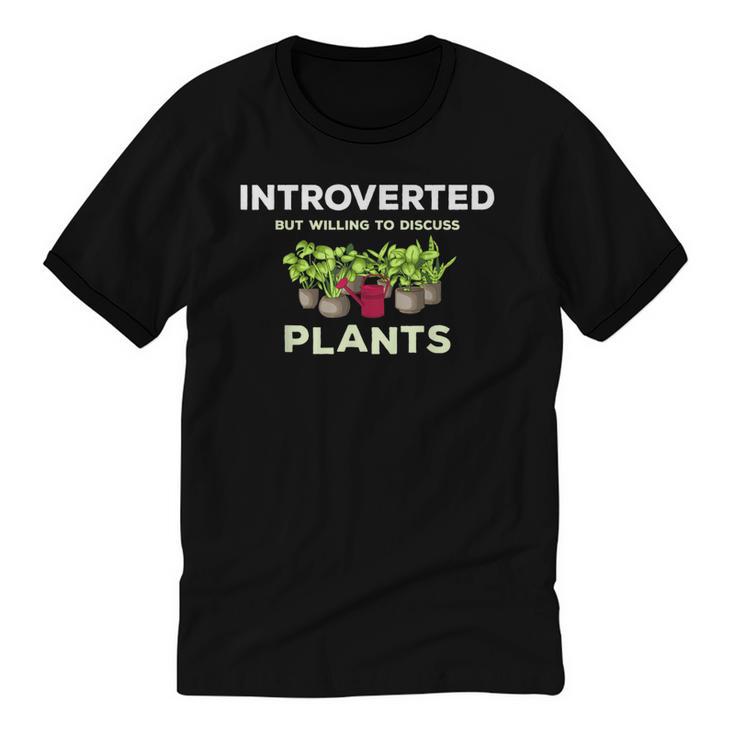 Introverted Unisex Cotton Ringer T-Shirt