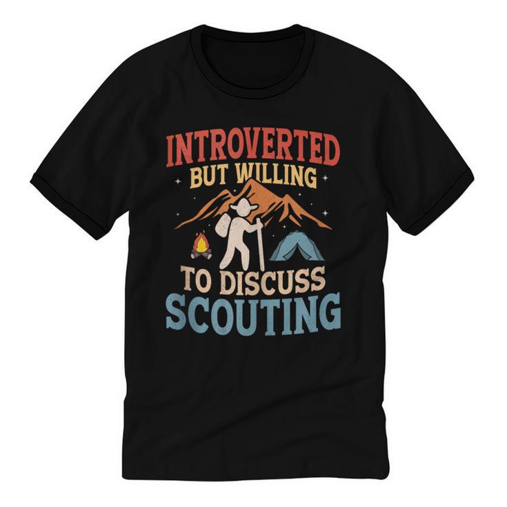 Introvert's Scouting Passion Unisex Cotton Ringer T-Shirt