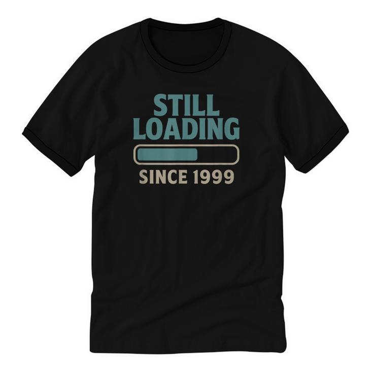 Still Loading Since 1999 Retro Tech Nostalgia Unisex Cotton Ringer T-Shirt