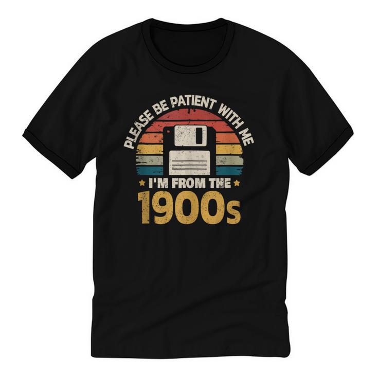 Millennials Please Be Patient With Me I'm From The 1900s Unisex Cotton Ringer T-Shirt