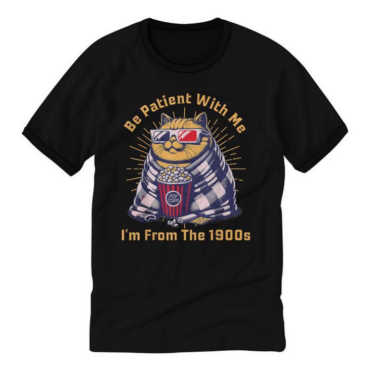 Be Patient I'm From The 1900s 1980s Gen X Millenial Unisex Cotton Ringer T-Shirt
