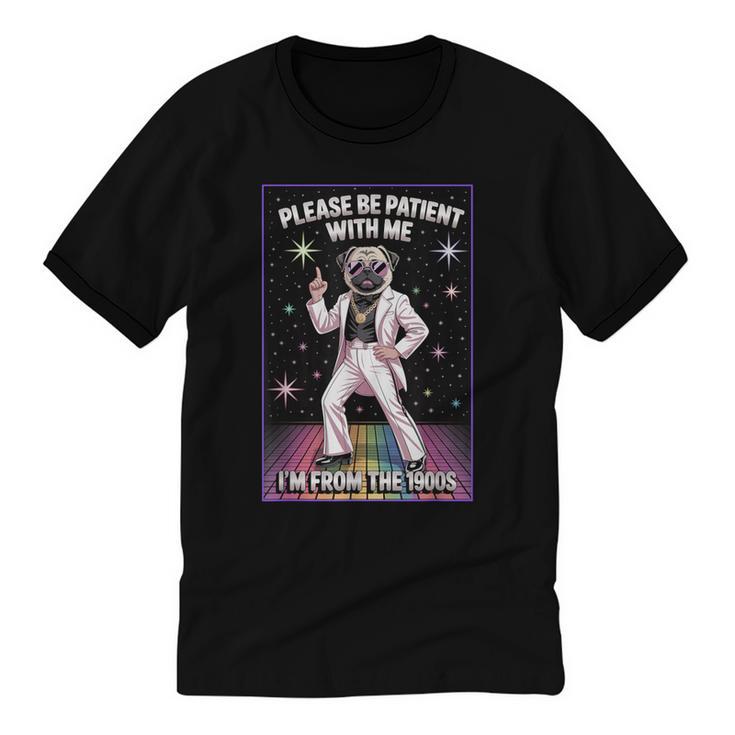 Be Patient With Me I'm From The 1900s Birthday Unisex Cotton Ringer T-Shirt