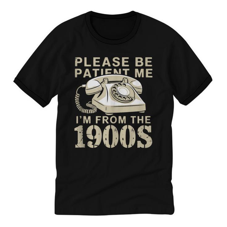 Patient Me I'm From The 1900s Unisex Cotton Ringer T-Shirt