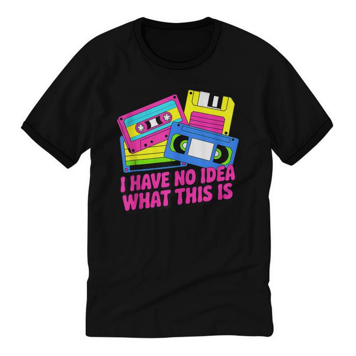 Retro Cassette Vintage 80s Nostalgia Unisex Cotton Ringer T-Shirt
