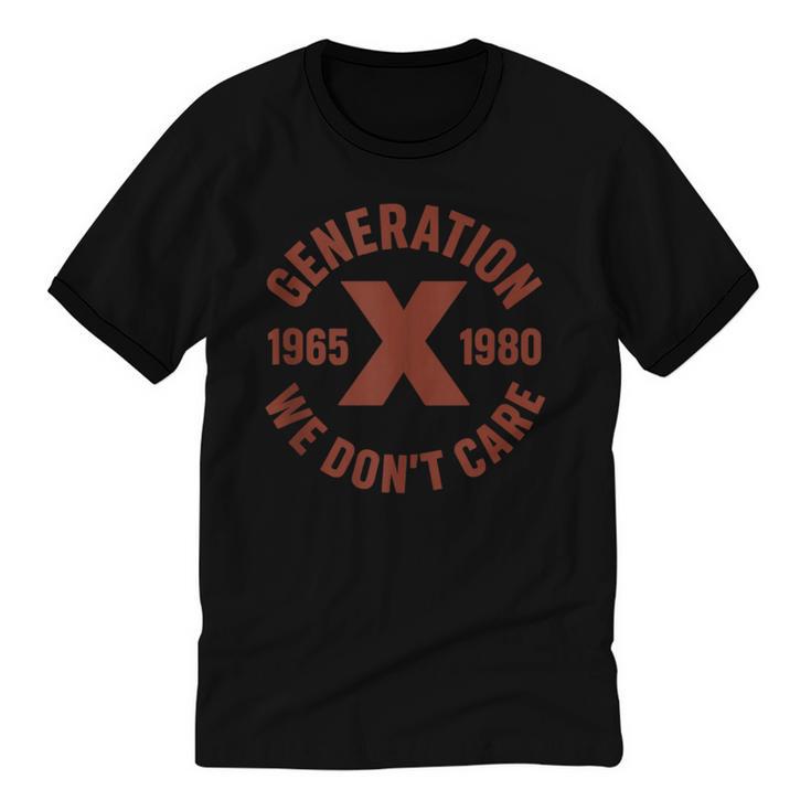 Retro Gen X 1965-1980 Sarcastic Nostalgia Graphic Unisex Cotton Ringer T-Shirt