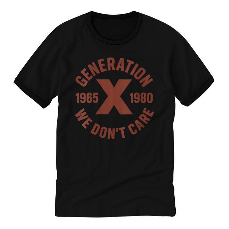 Retro Gen X 1965-1980 Sarcastic Nostalgia Graphic Unisex Cotton Ringer T-Shirt