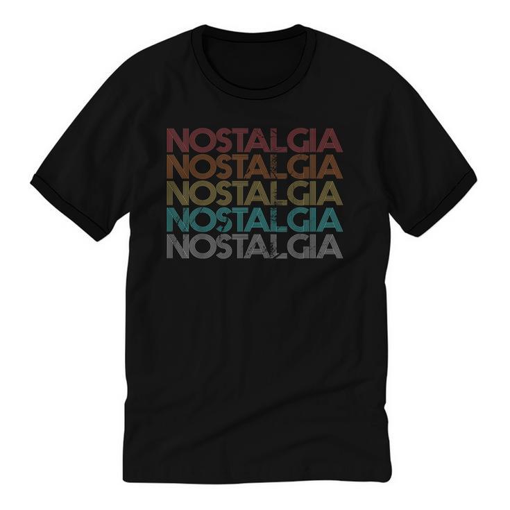 Retro Vintage Nostalgia Unisex Cotton Ringer T-Shirt