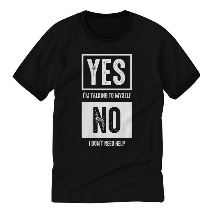 Sarcastic Independent Shopper Introvert Shopping Humor Unisex Cotton Ringer T-Shirt