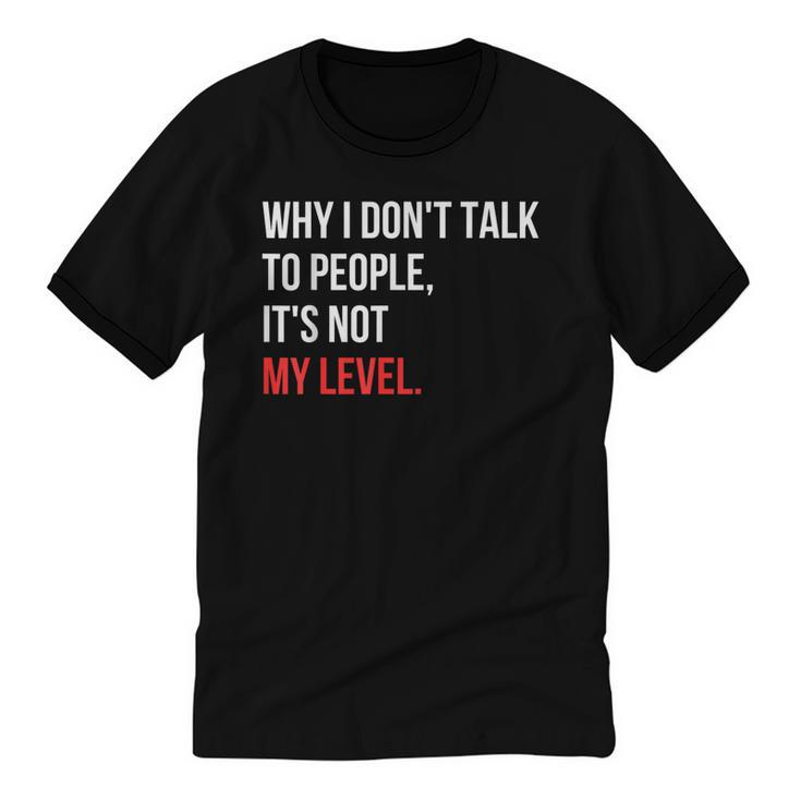 Sarcastic Introvert Attitude Quote Unisex Cotton Ringer T-Shirt