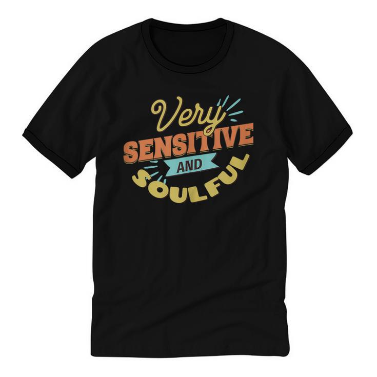 Very Sensitive And Soulful Introvert Unisex Cotton Ringer T-Shirt