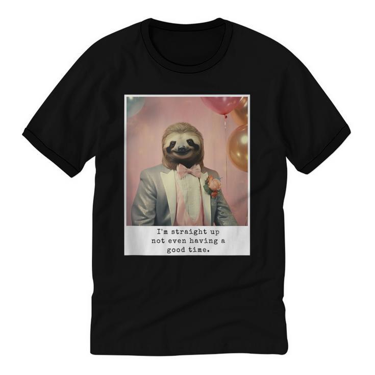 Social Anxiety Not Having A Good Time Socializing Introvert Unisex Cotton Ringer T-Shirt