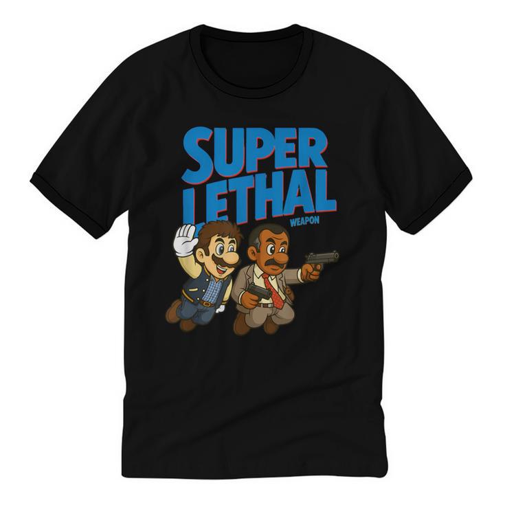 Super Lethal Cute Nostalgia Unisex Cotton Ringer T-Shirt