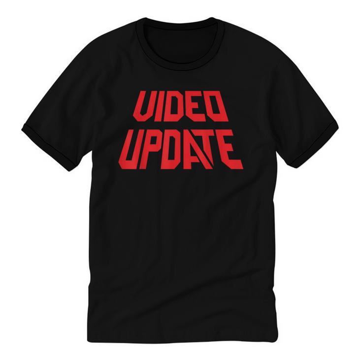 Vintage Video Update – 90s VHS Rental Nostalgia Minnesota Unisex Cotton Ringer T-Shirt