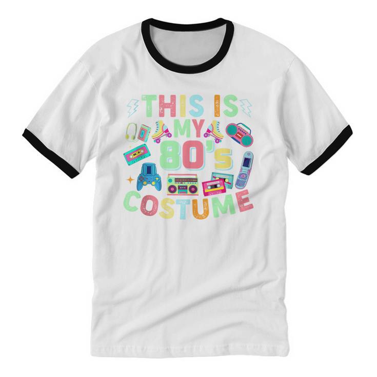 This Is My 90s Costume Mixtape Era Outfits Nostalgia 1990s Unisex Cotton Ringer T-Shirt